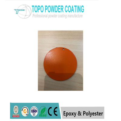 La resina texturiza color anaranjado de la capa RAL 2009 de epoxy puros del polvo