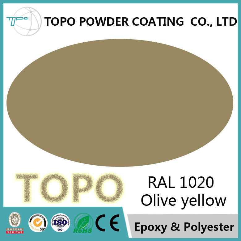 Capa de epoxy pura de RAL 1020, capa resistente química excelente del polvo