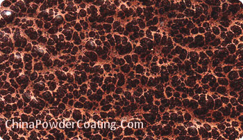 Martillo de cobre Tone Texture Polyester Powder Coating TGIC antiguo libremente