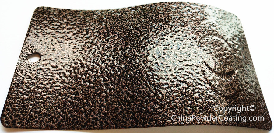 Martillo de cobre Tone Texture Polyester Powder Coating TGIC antiguo libremente