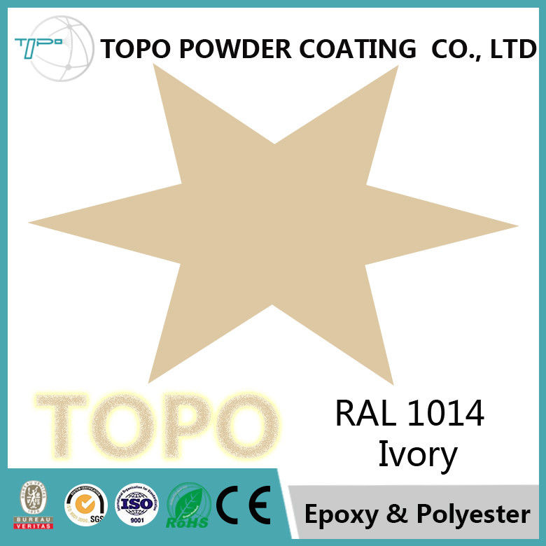 Capa de epoxy de marfil del polvo del poliéster de RAL 1014 para los recintos electrónicos