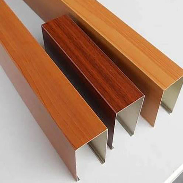 Capa baja del polvo de la sublimación de alta calidad de la transferencia de calor con el efecto de madera colorido del grano para los perfiles de aluminio